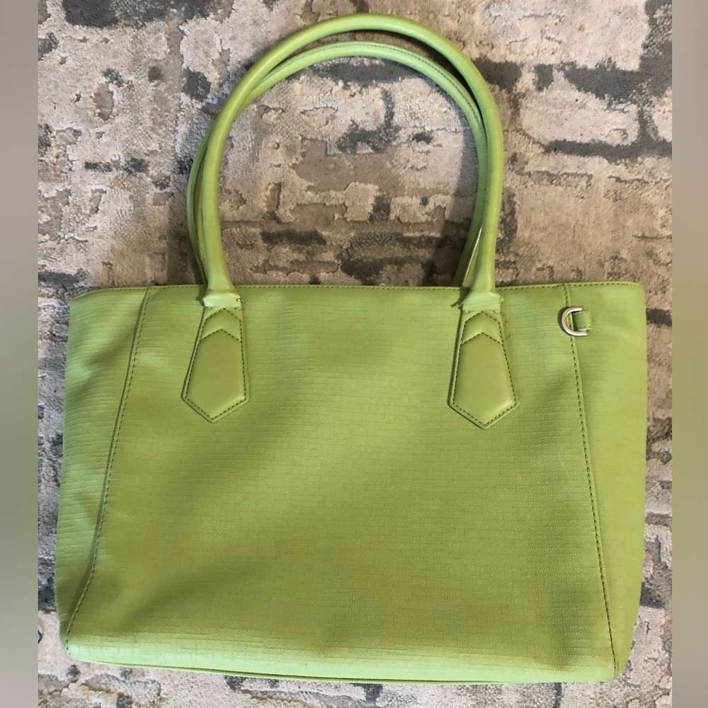 Dagne Dover Classic Tote lime green